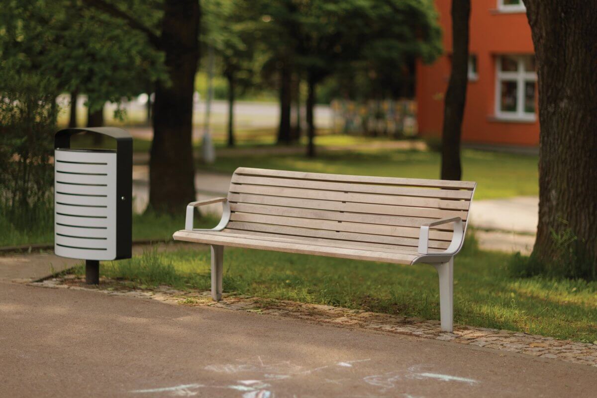 Parkbänk mmcité Emau Solo EMS156twj