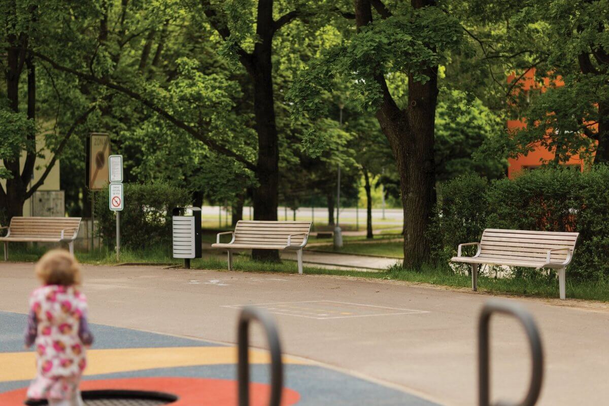 Parkbänk mmcité Emau Solo EMS156twj