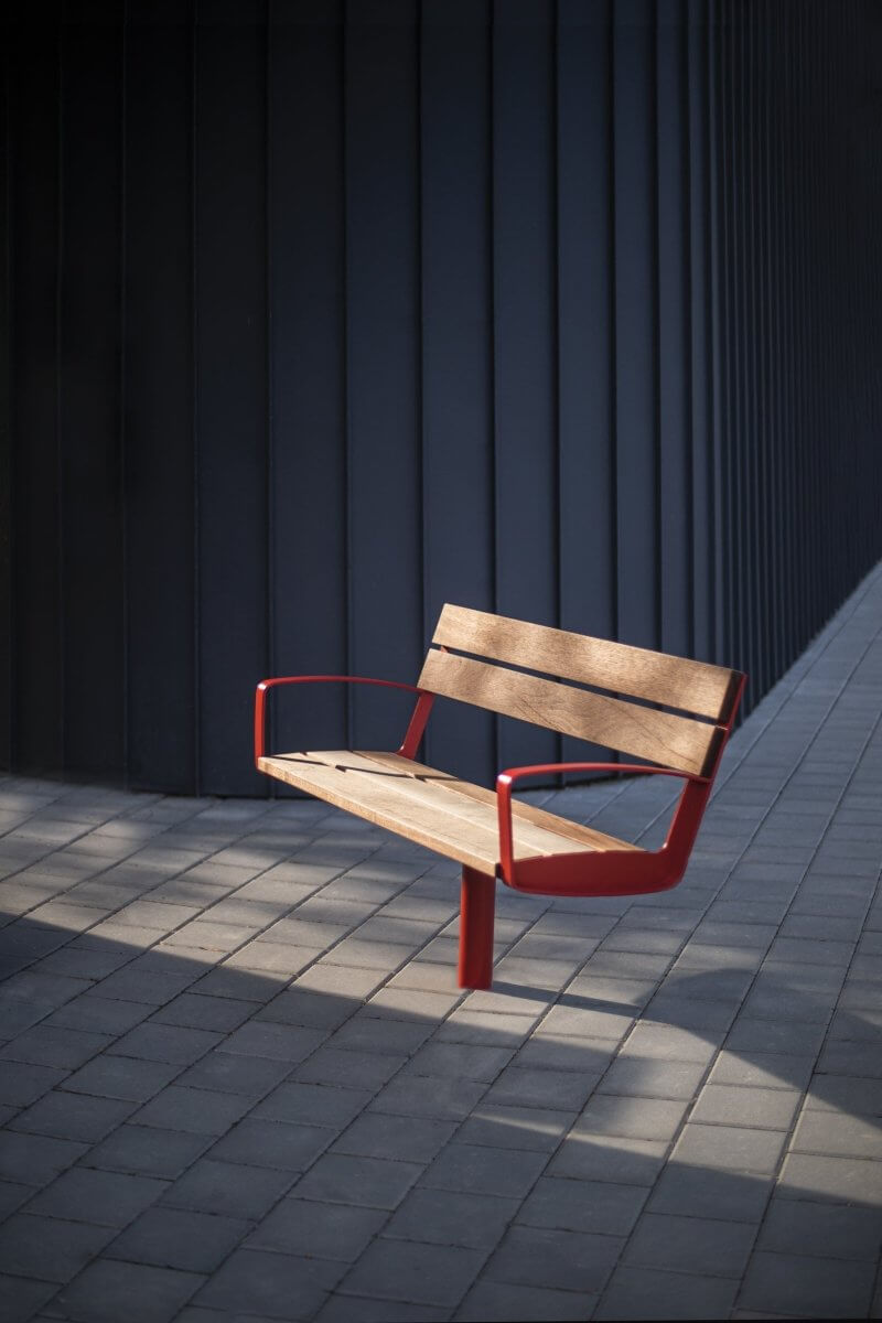 Parkbänk mmcité Intervera LVR-R158t