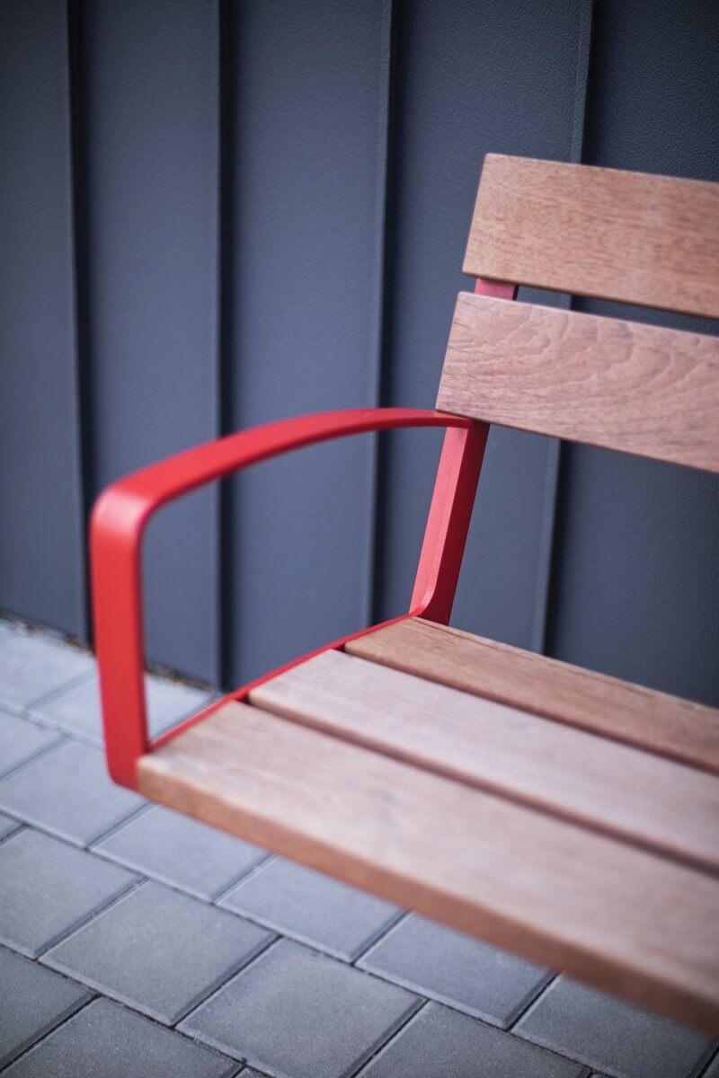 Parkbänk mmcité Intervera LVR-R158t