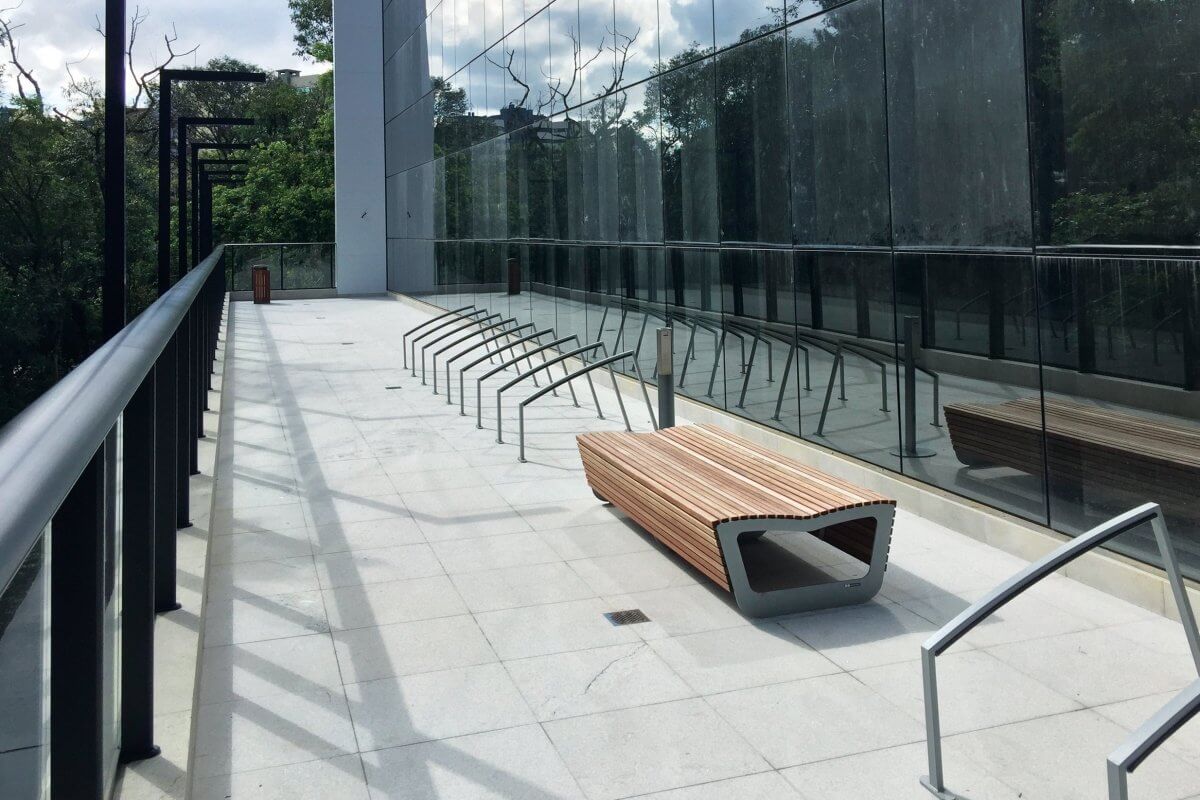 Parkbänk mmcité Landscape Compact LPC130t