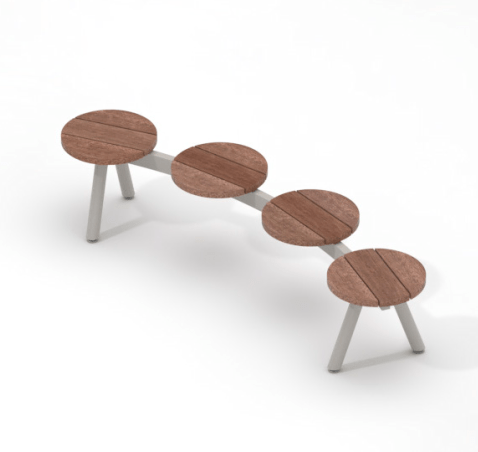 Parkbänk mmcité Morse MRE2101t