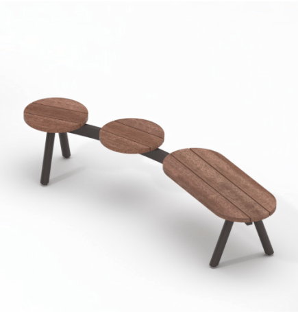 Parkbänk mmcité Morse MRE2201t