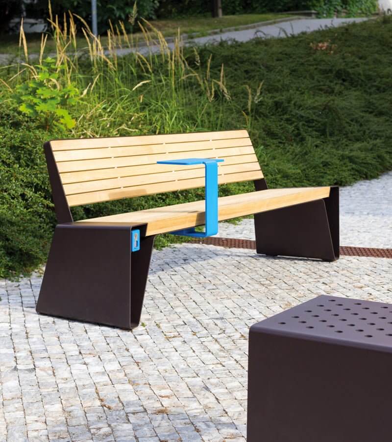 Parkbänk mmcité Radium LRA160-10t