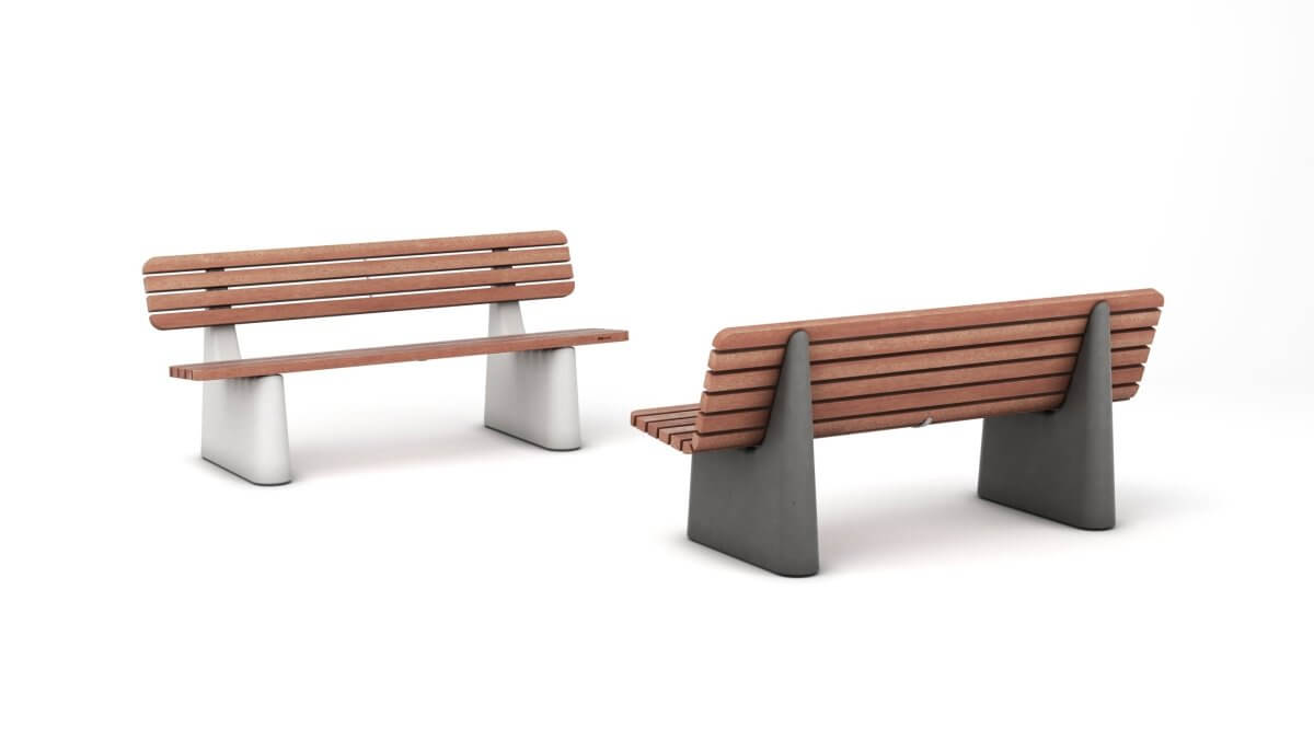 Parkbänk mmcité Reforma REF150t