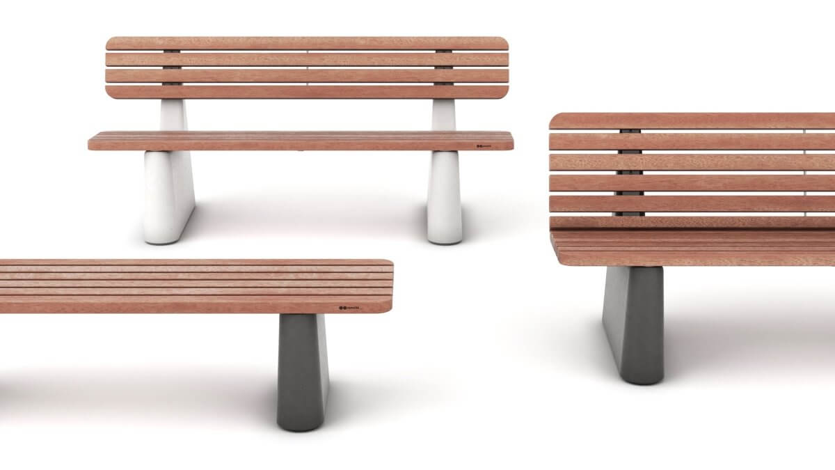 Parkbänk mmcité Reforma REF150t