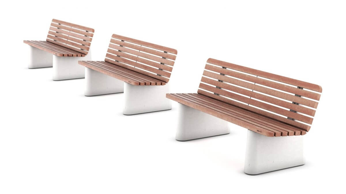 Parkbänk mmcité Reforma REF170t