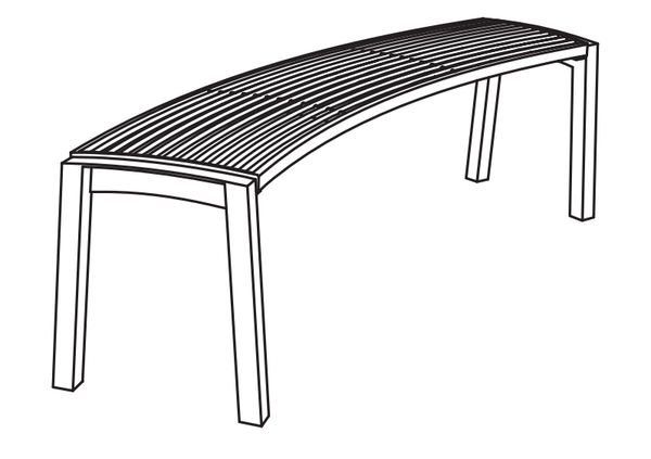 Parkbänk mmcité Vera LV510