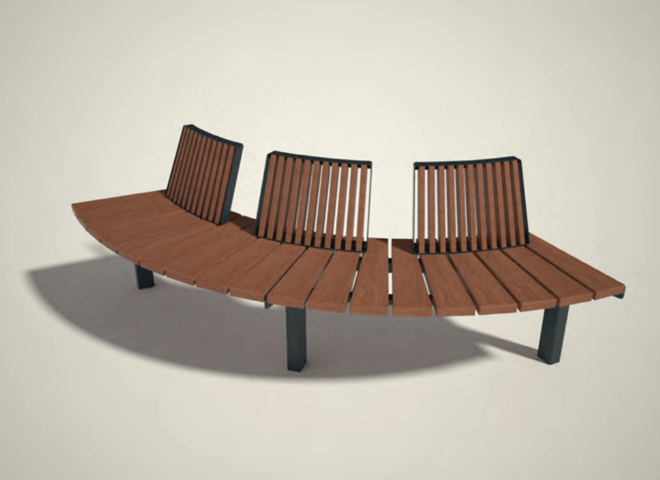 Parkbänk mmcité Vera Solo LVS630-et