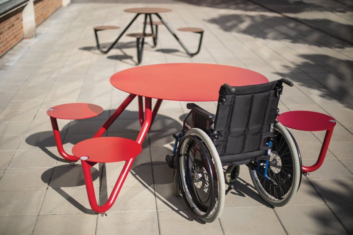Bänkbord mmcité Orbit LOW260