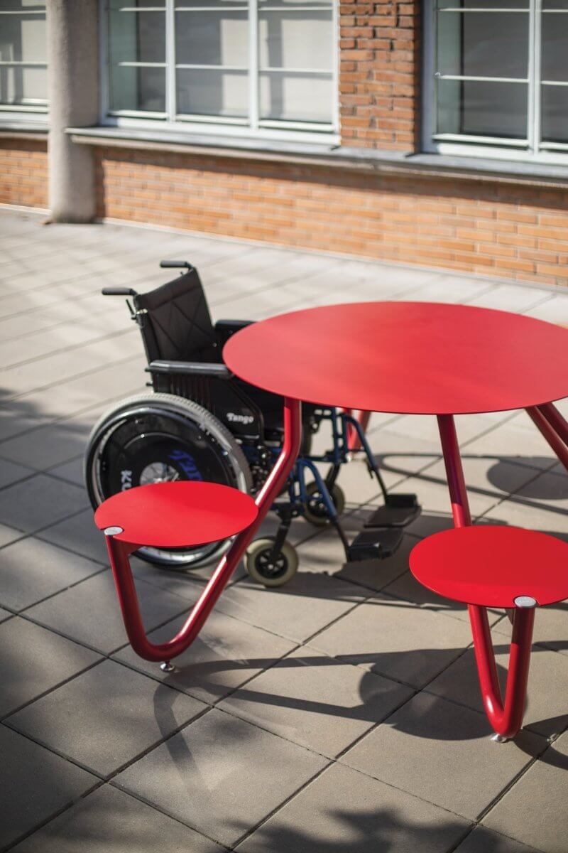 Bänkbord mmcité Orbit LOW261