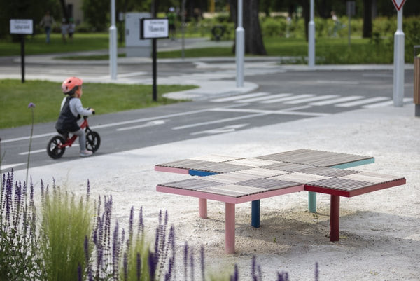 Parkbänk mmcité Pixel PIX310r