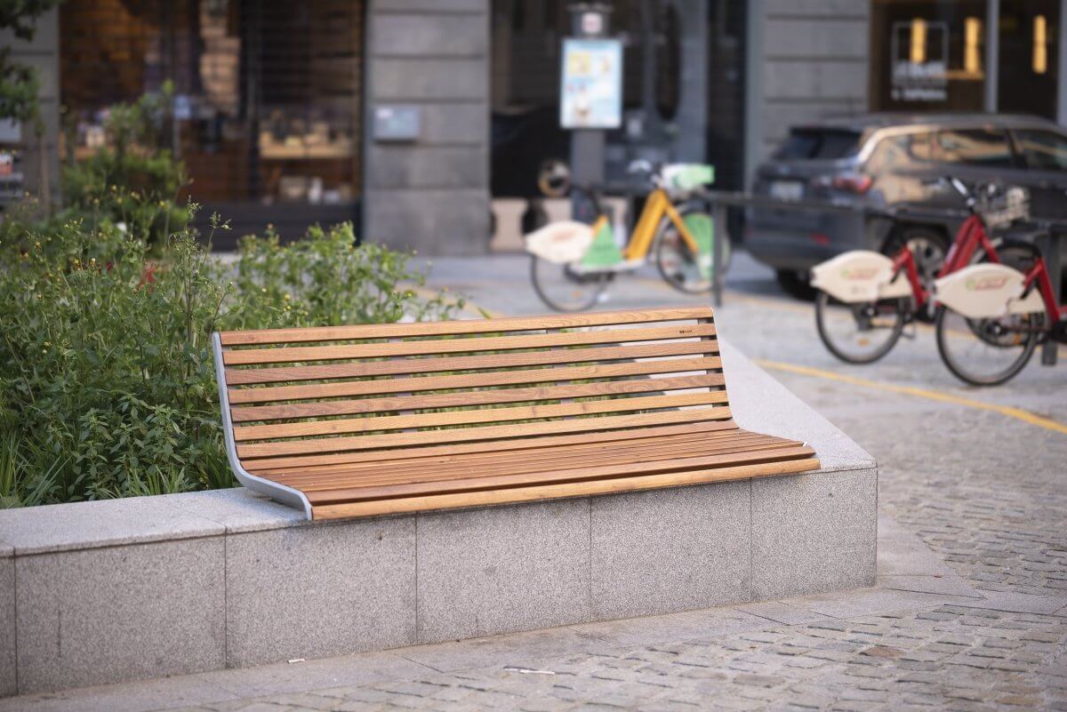 Parkbänk mmcité Port PQX351t