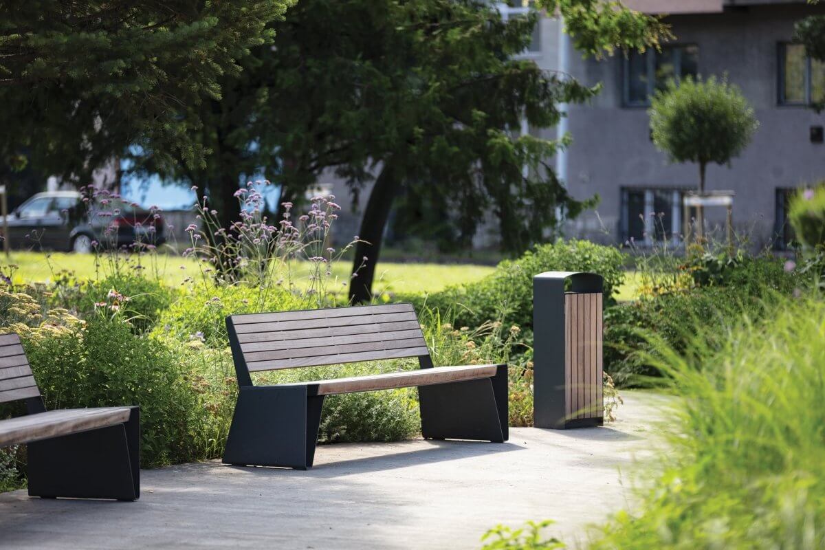 Parkbänk mmcité Radium LRA160t