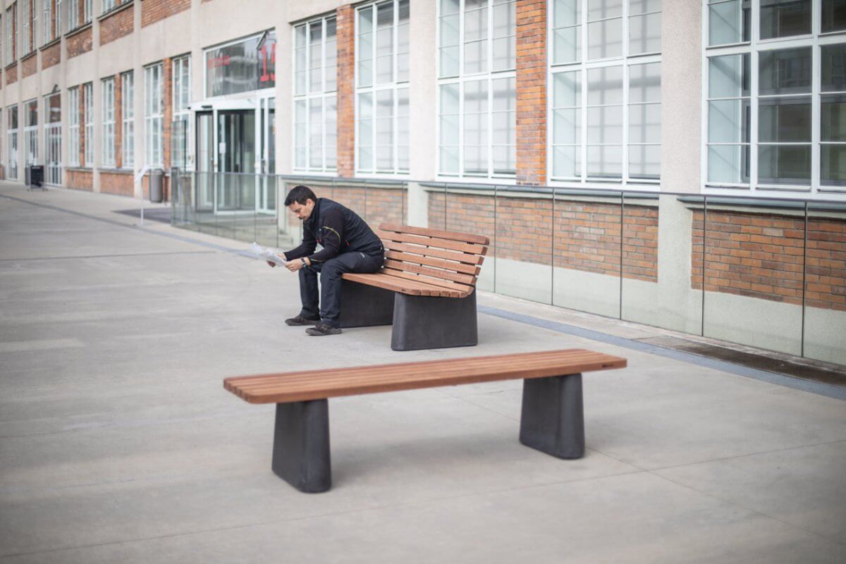 Parkbänk mmcité Reforma REF170t