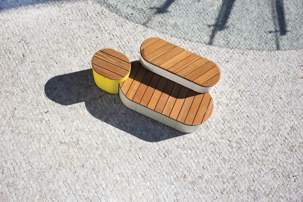 Parkbänk mmcité Urban Island UIS530t