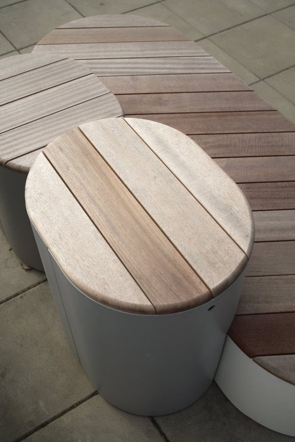 Parkbänk mmcité Urban Island UIS540t