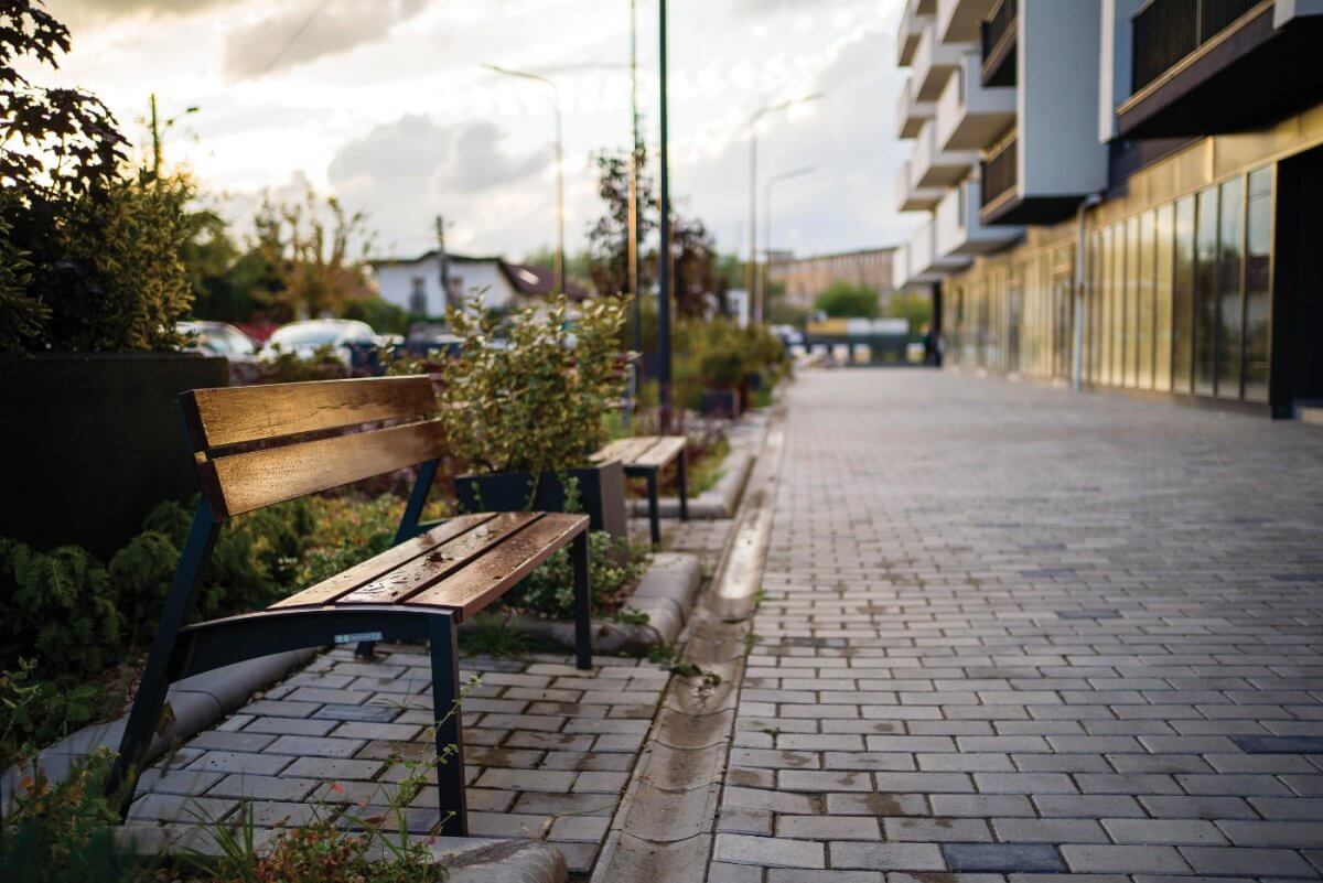 Parkbänk mmcité Vera LV150t