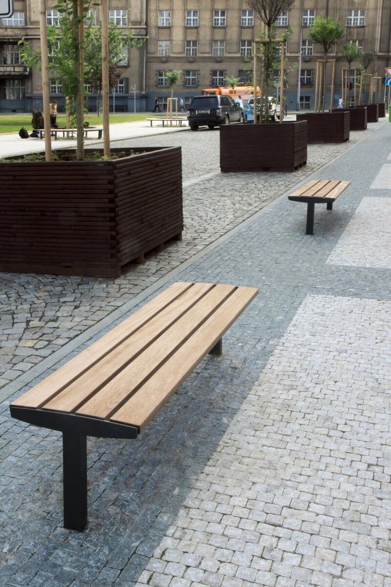 Parkbänk mmcité Vera Solo LVS111t