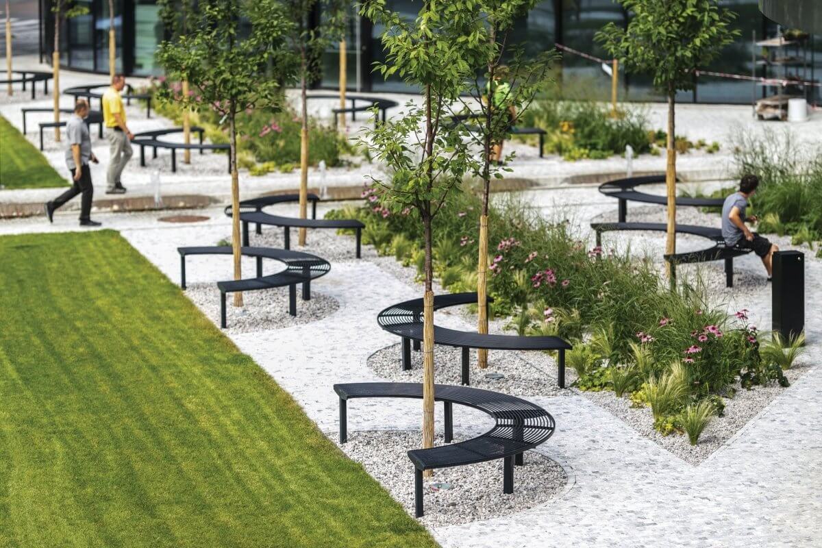 Parkbänk mmcité Vera Solo LVS510
