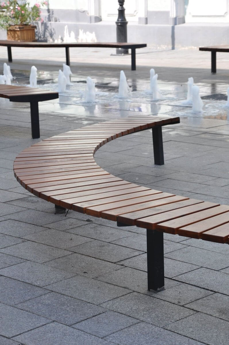 Parkbänk mmcité Vera Solo LVS610t