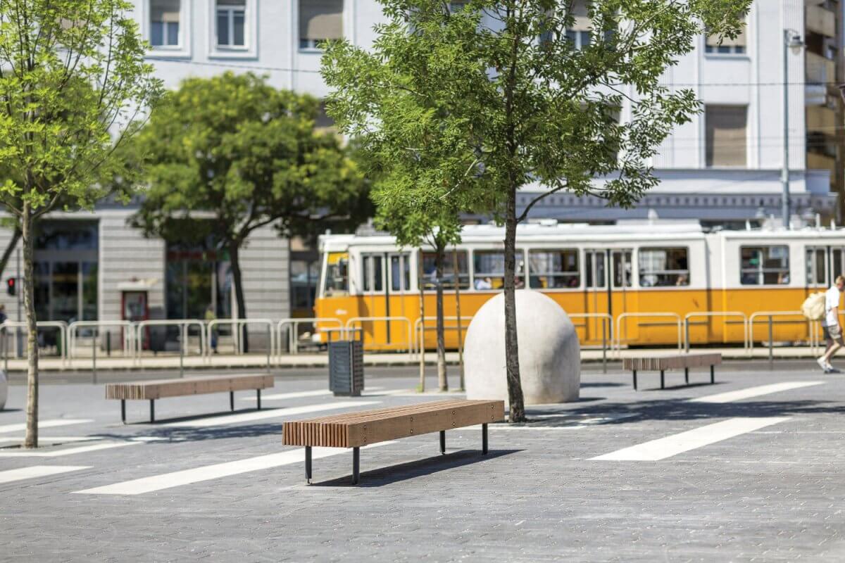 Parkbänk mmcité Woody LWD110t