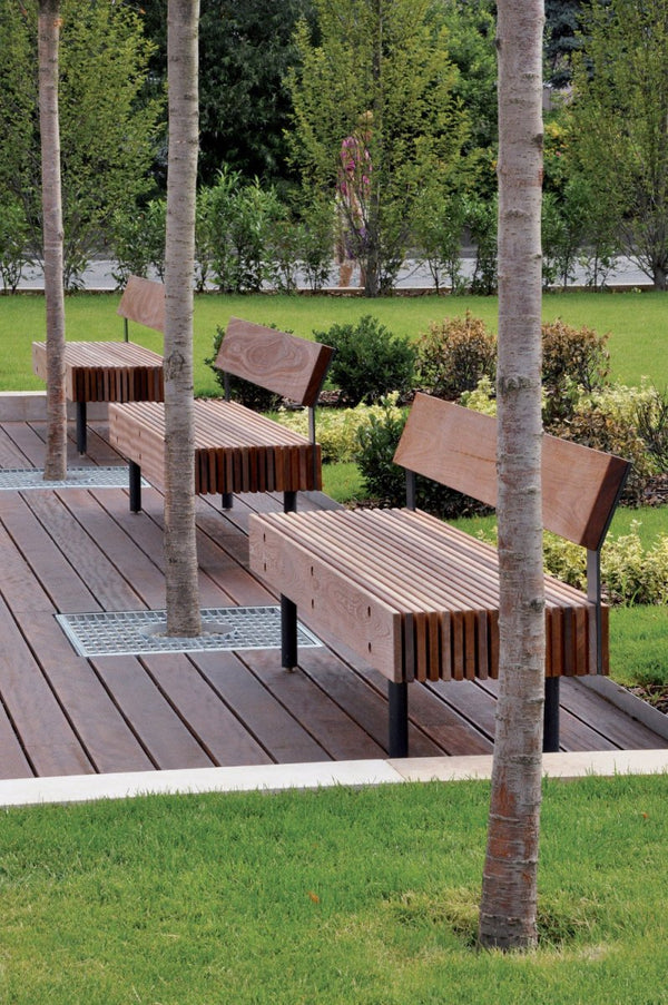 Parkbänk mmcité Woody LWD150t