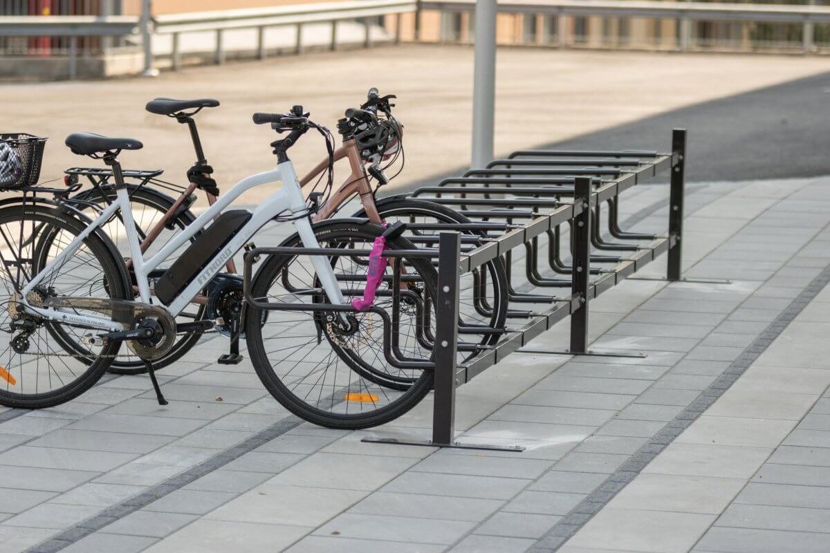 Cykelställ CubiQ Standard, enkelsidigt, ytmontering
