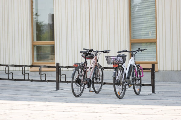 Cykelställ CubiQ Standard, 1-sidigt, 10 platser, avstånd 420 mm, utanpåliggande montering