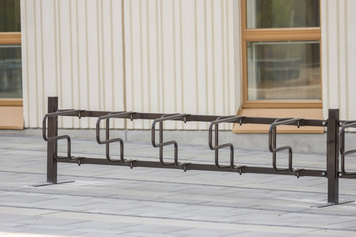 Cykelställ CubiQ Standard, enkelsidigt, ytmontering