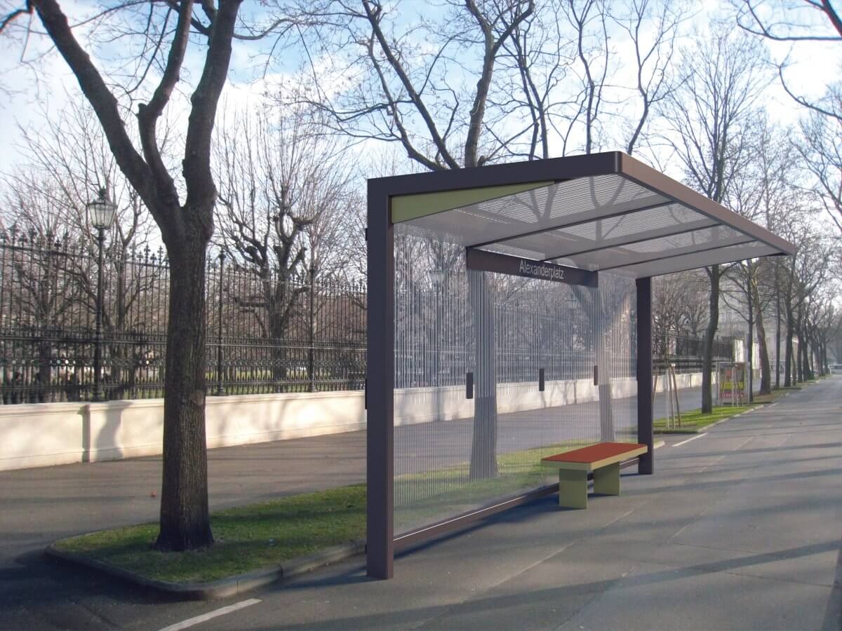 Busskur mmcité Nubo NUB400-SS