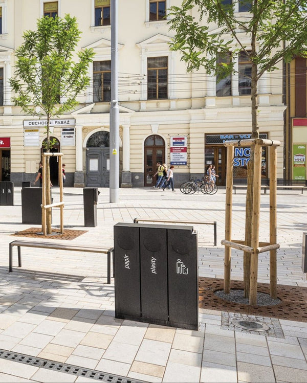 Avfallsbehållare mmcité Crystal CS331