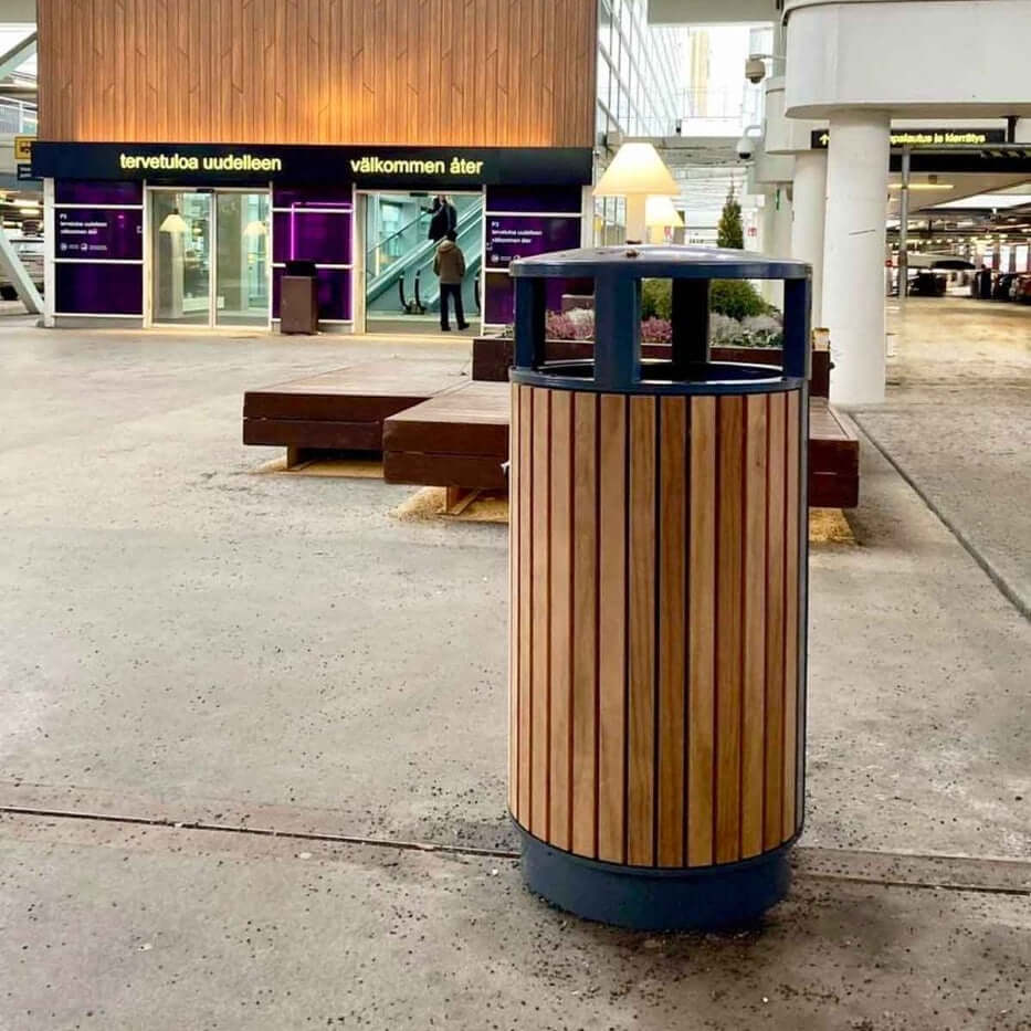 Papperskorg Plaza Wood