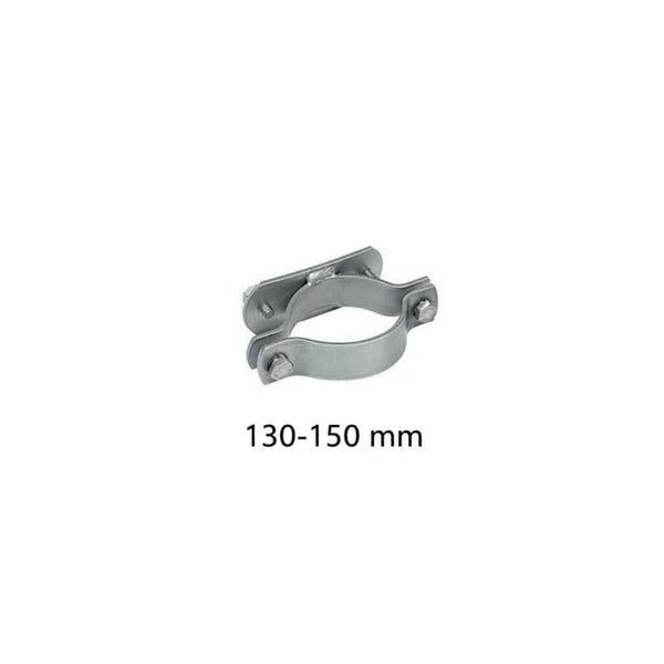 Stolpfästen för papperskorg, 130-150 mm, rostfritt stål