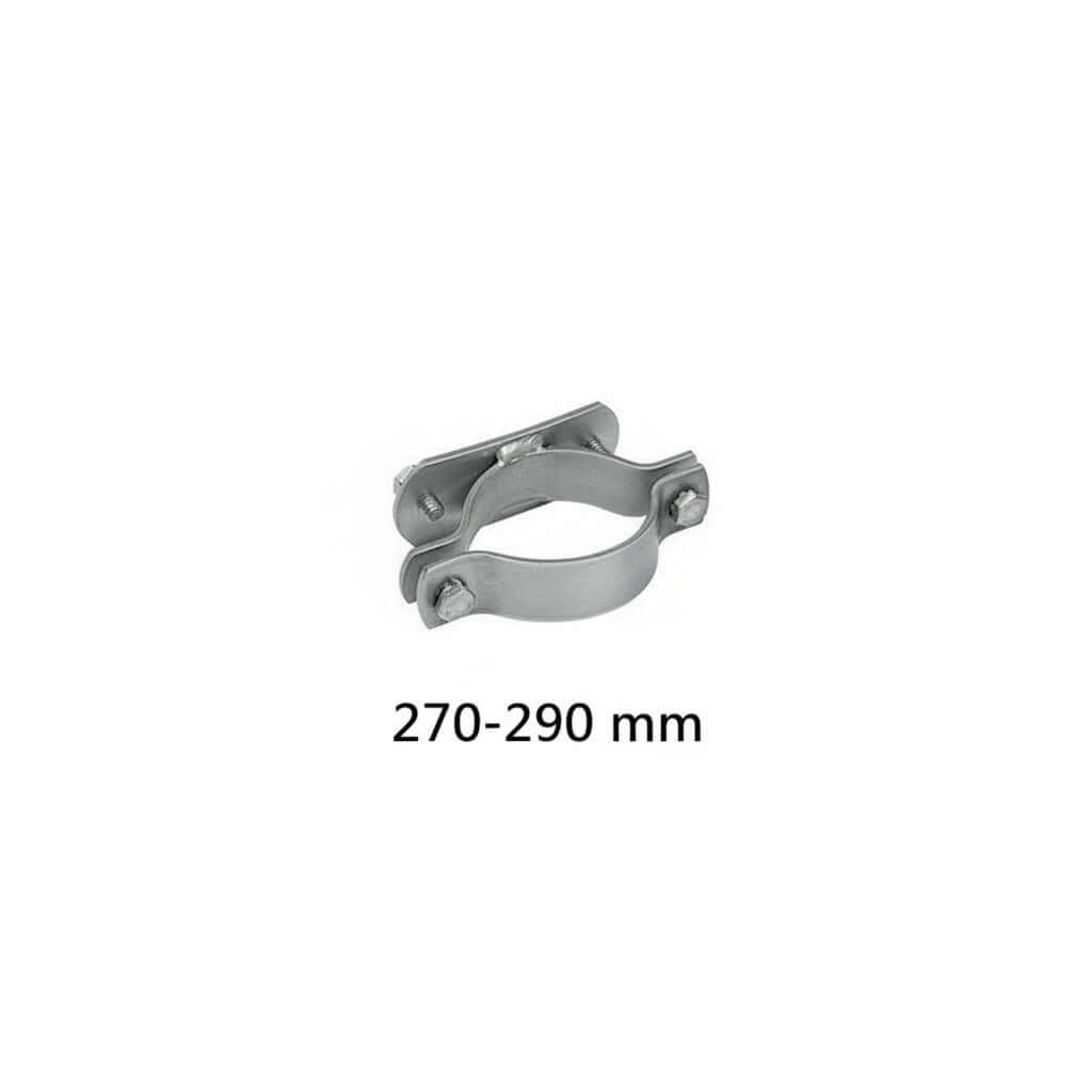 Stolpfästen för papperkorg, 270-290 mm, rostfritt stål