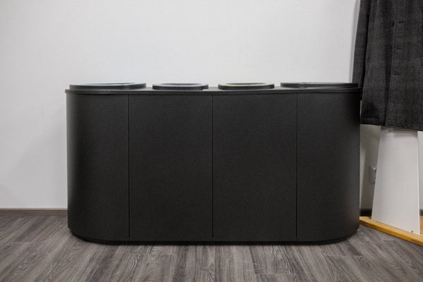 Återvinningskärl Bermuda Quad, pulverlackad