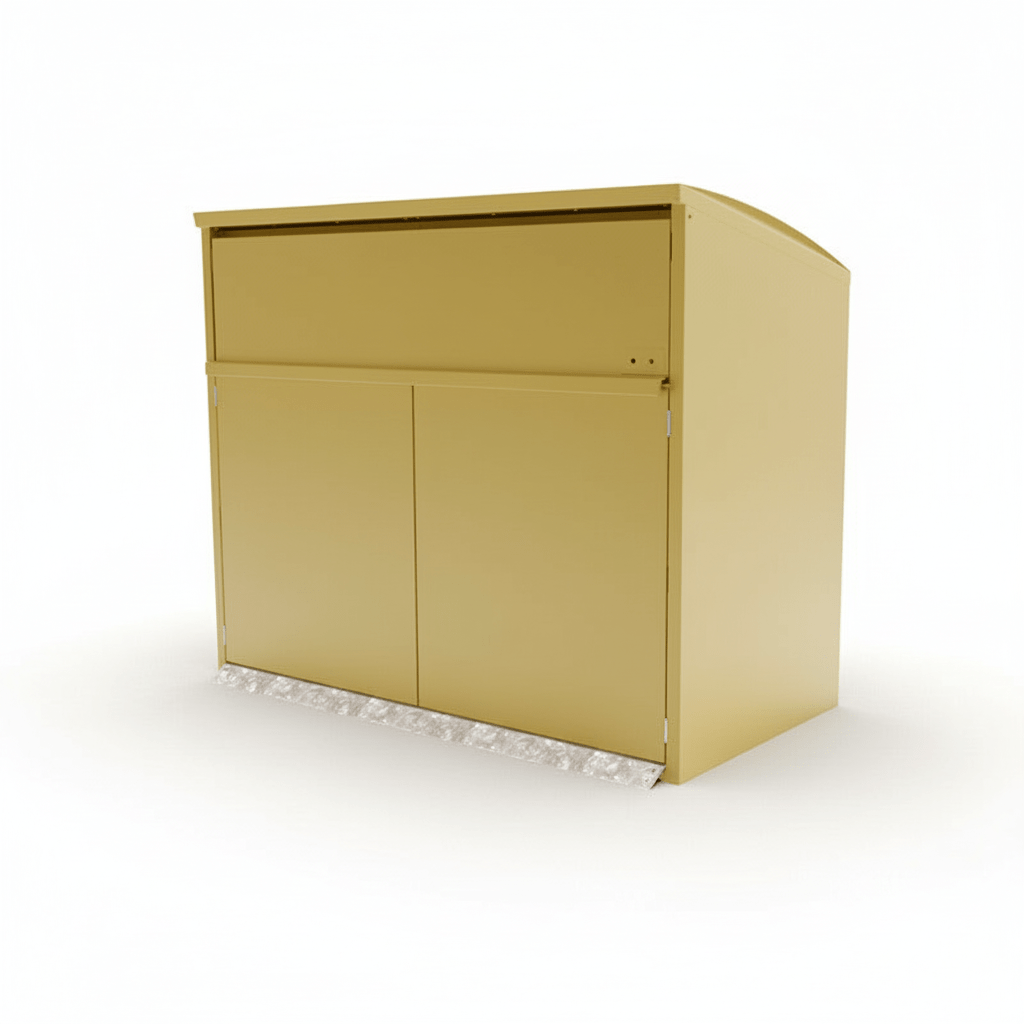 Roskakatos Modul XL 001086-corten - Lehtovuori