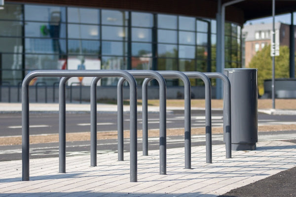 Cykelställ för ramlåsning U2, znm, L1000xH900, för nedgjutning