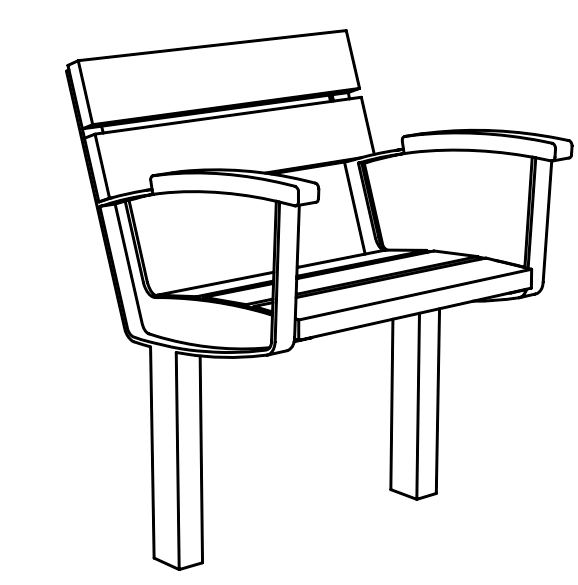 Stol mmcité Intervera LVR357y