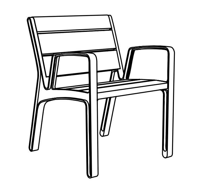 Parkstol mmcité Miela LME157t