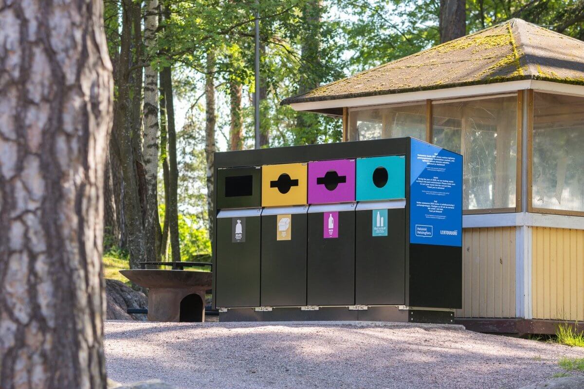 Utomhus sorteringskärl Loop