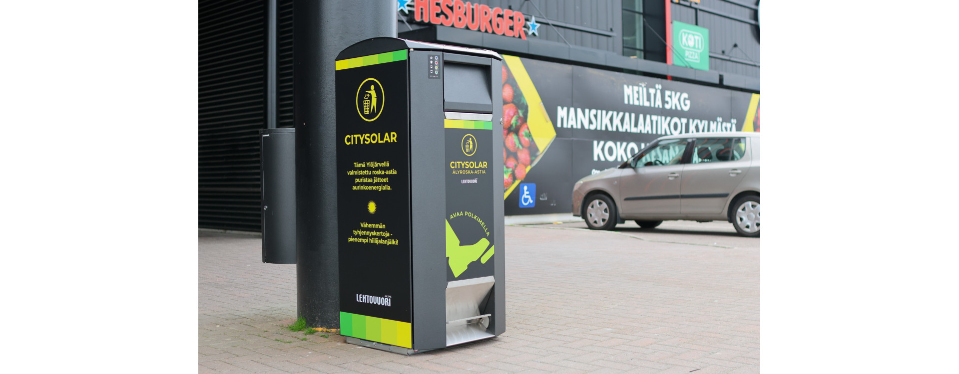 Banbrytande CitySolar är nu tillgänglig även i ett mindre 120-litersformat!